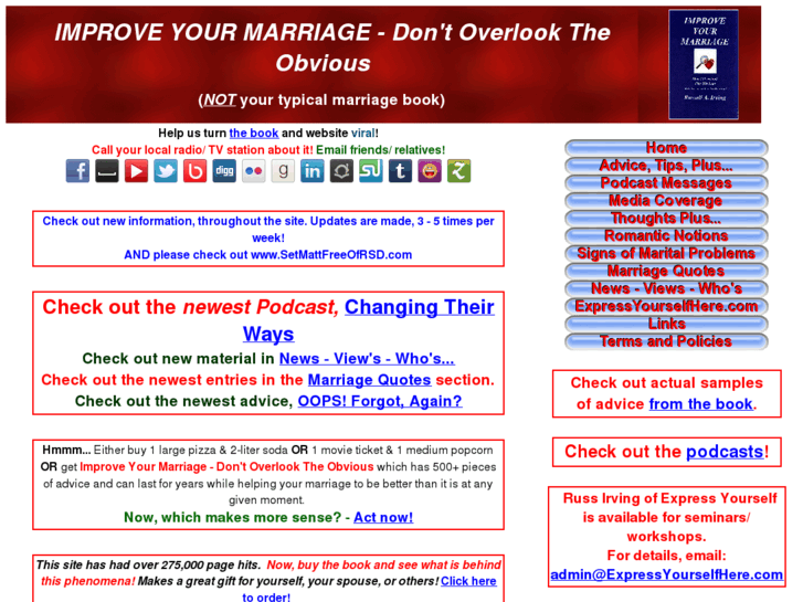 www.improveyourmarriagethebook.com