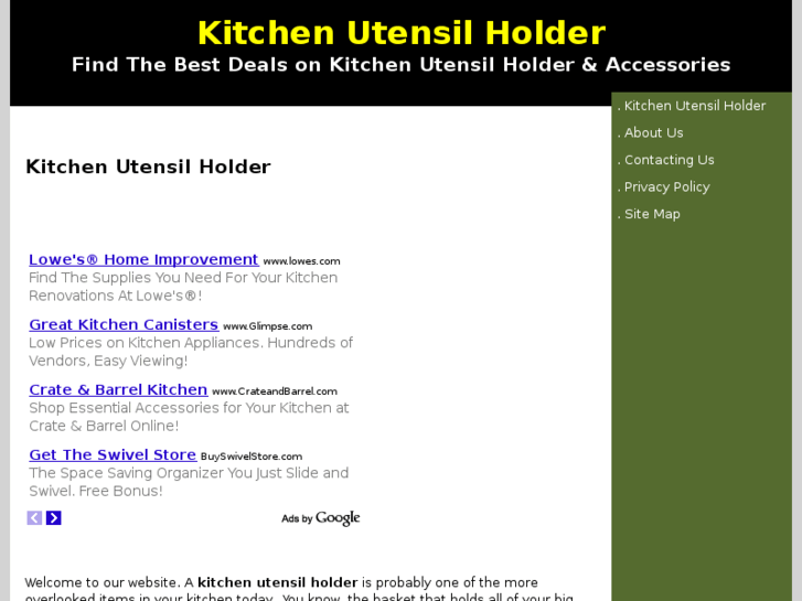 www.kitchenutensilholder.net