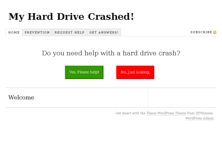 www.myharddrivecrashed.com