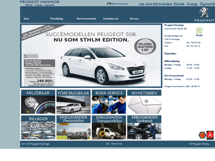 www.peugeothaninge.se