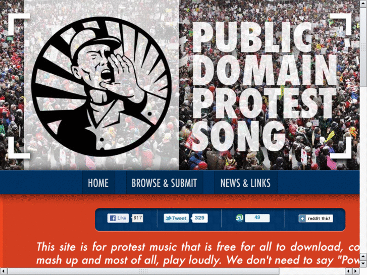 www.publicdomainprotestsong.com