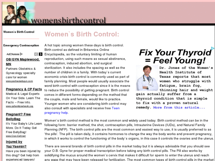 www.womensbirthcontrol.net