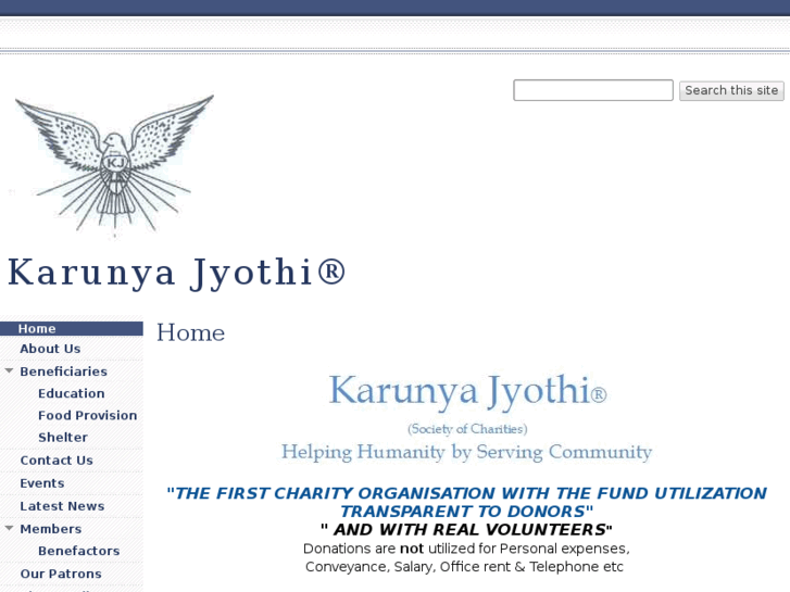 www.karunyajyothi.org