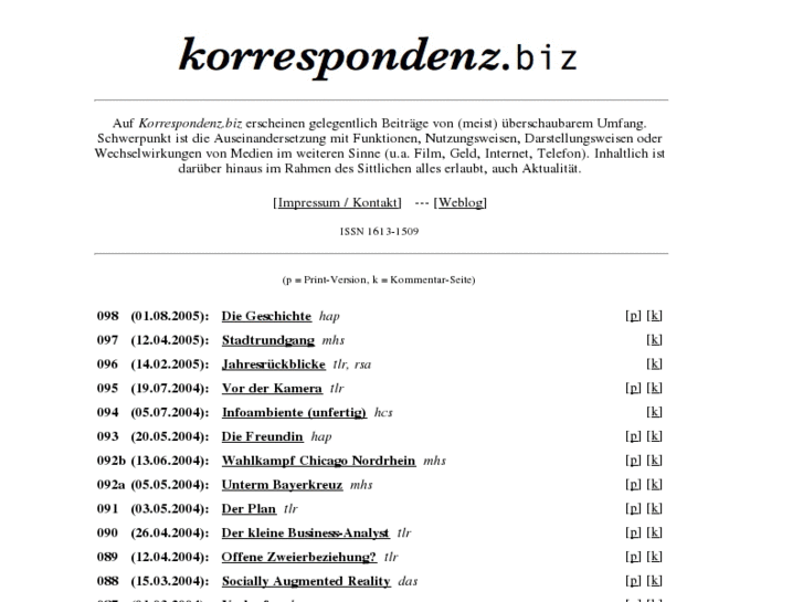 www.korrespondenz.biz