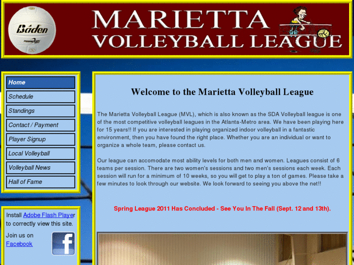 www.mariettavolleyballleague.com