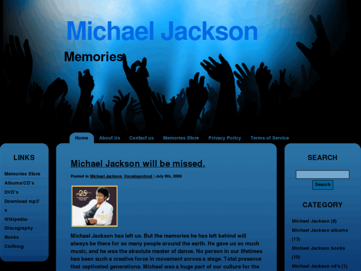 www.michaeljacksonmaterial.com