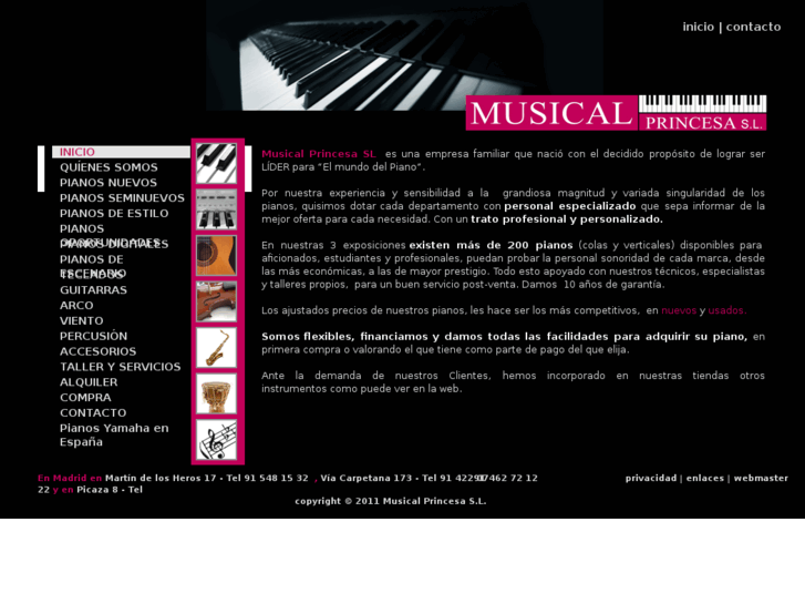 www.musicalprincesa.com