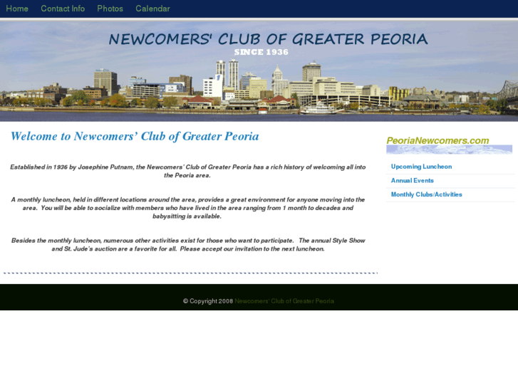 www.peorianewcomers.com