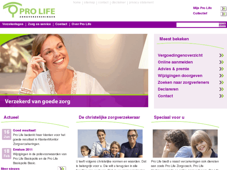 www.prolife.nl