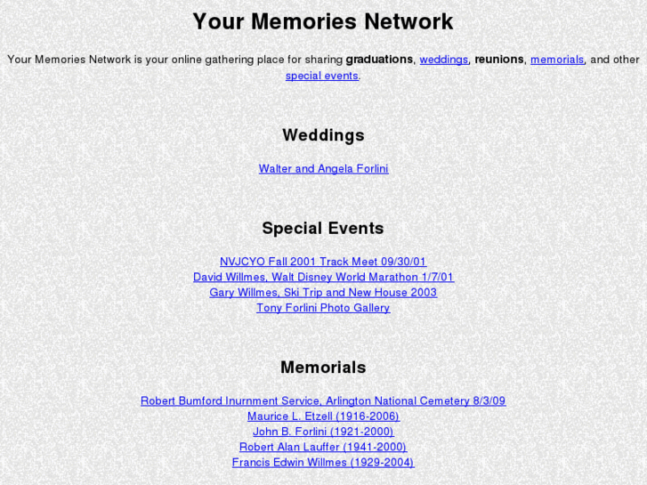 www.yourmemoriesnetwork.com