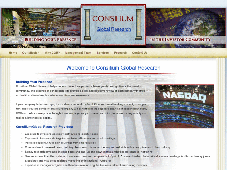 www.consiliumglobalresearch.com