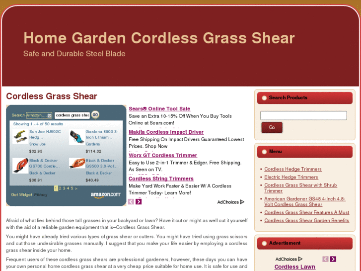 www.cordlessgrassshear.org