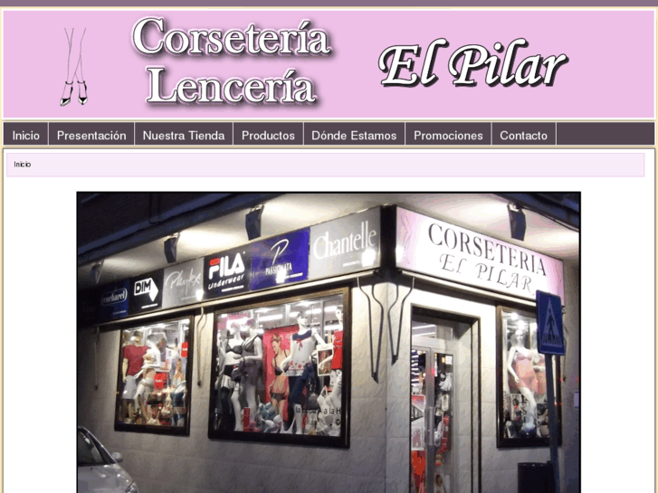 www.corseteriaelpilar.es