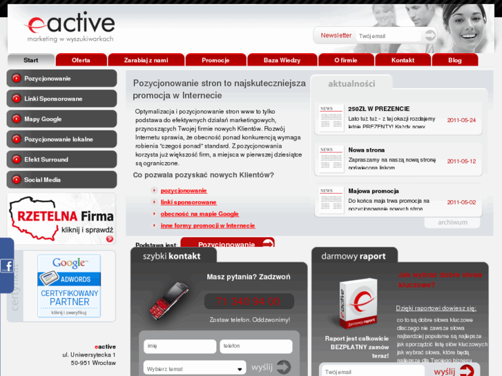 www.eactive-pozycjonowanie.pl