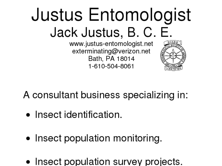 www.justus-entomologist.net