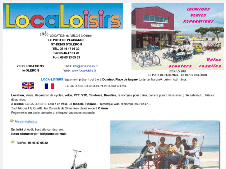 www.location-velos-oleron.com