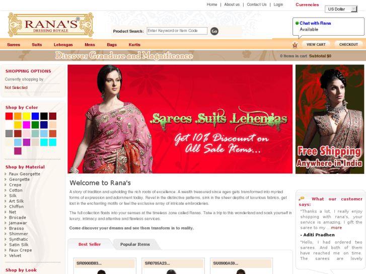 www.ranasareeemporium.com