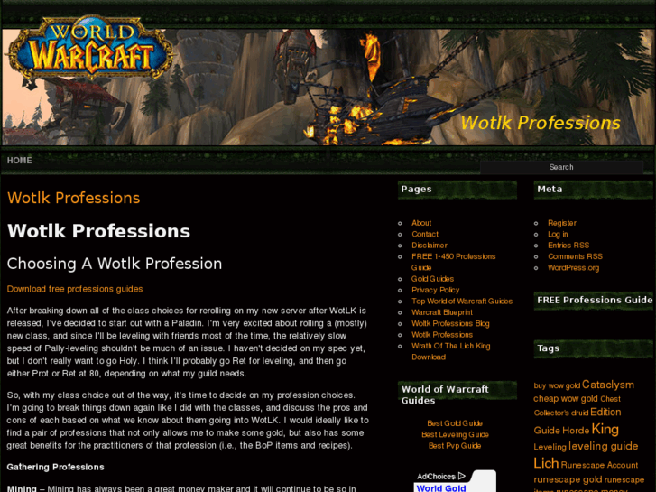 www.wotlkprofessions.com