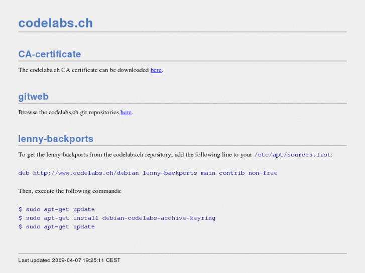 www.codelabs.ch