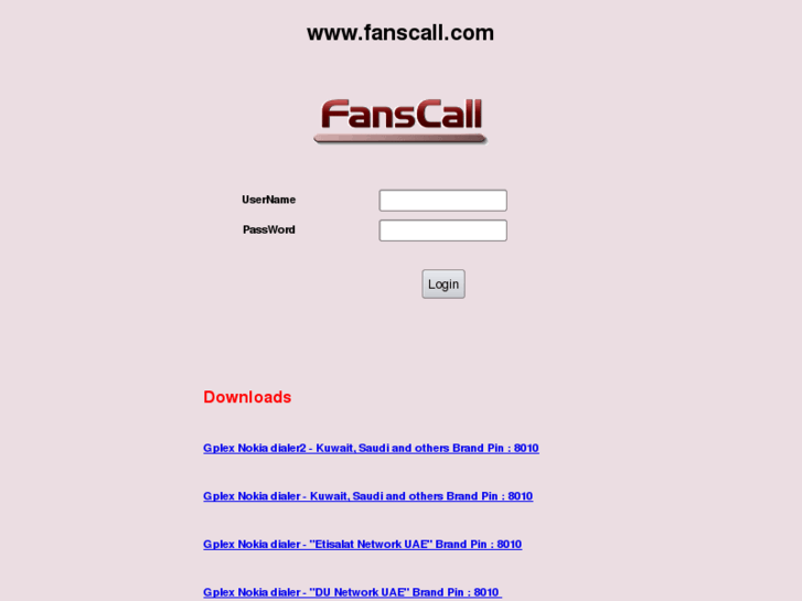 www.fanscall.com