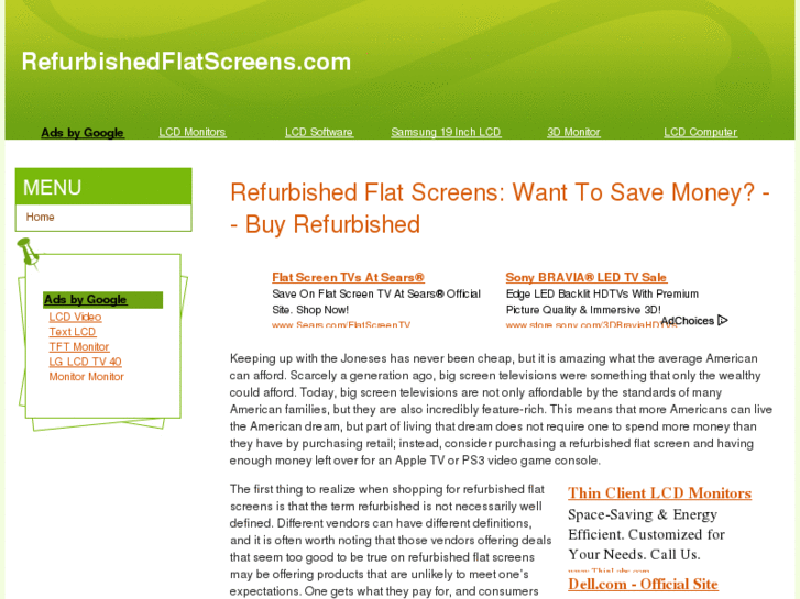 www.refurbishedflatscreens.com