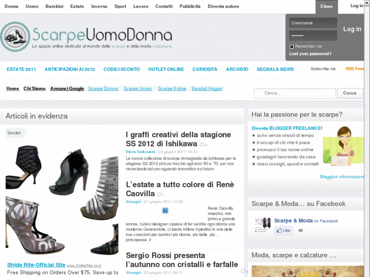 www.scarpeuomodonna.com