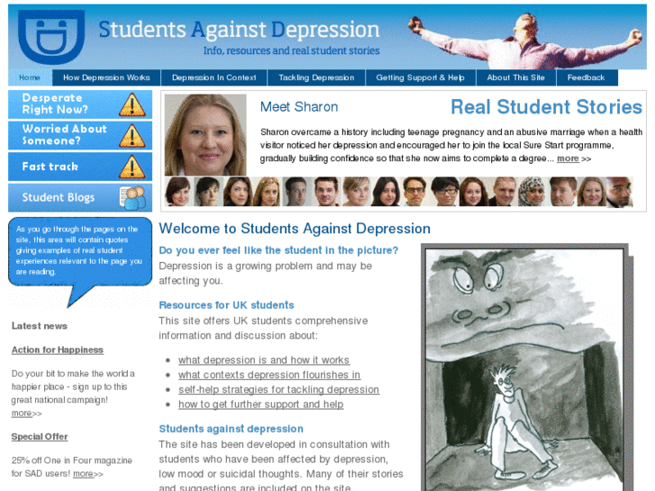 www.studentdepression.org