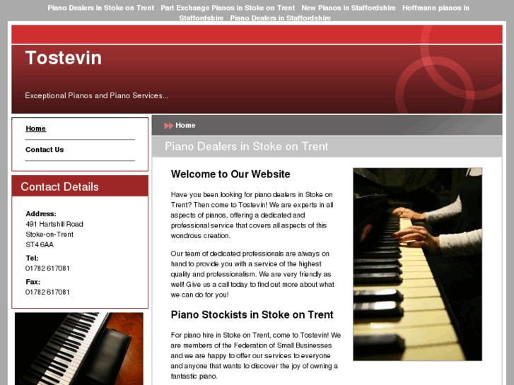 www.tostevinpianos.com