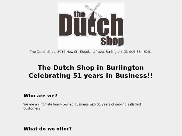 www.burlingtondutchshop.com