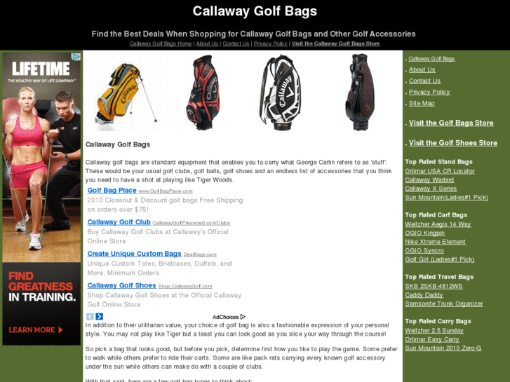 www.callawaygolfbags.org