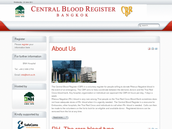 www.centralbloodregister.com