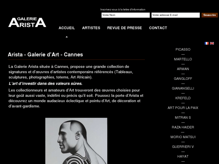 www.galeriearista-cannes.com