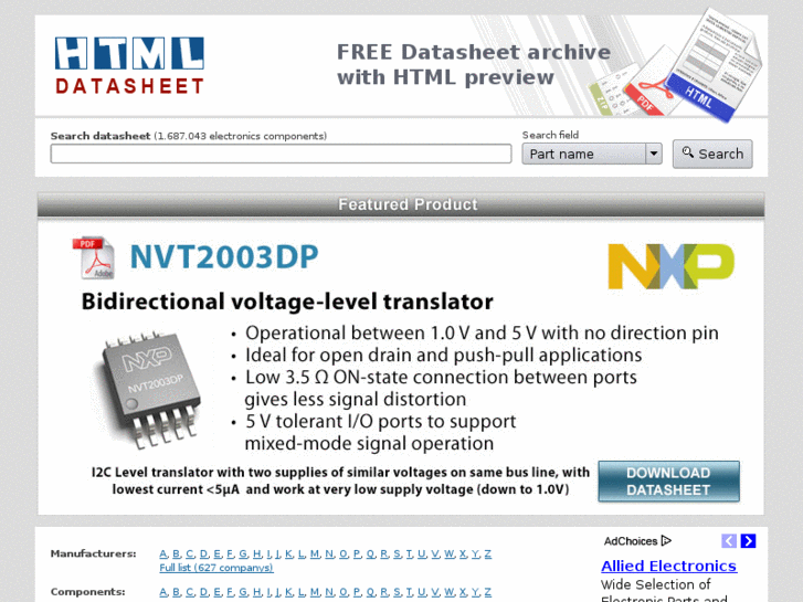 www.htmldatasheet.com