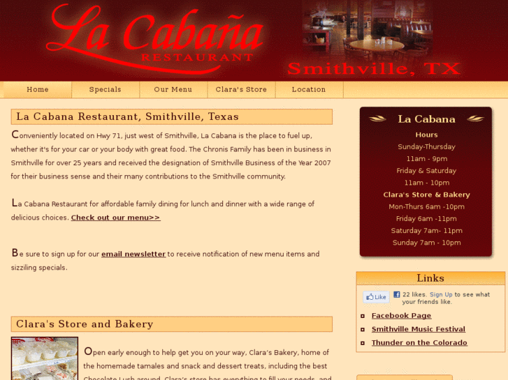 www.lacabanasmithville.com