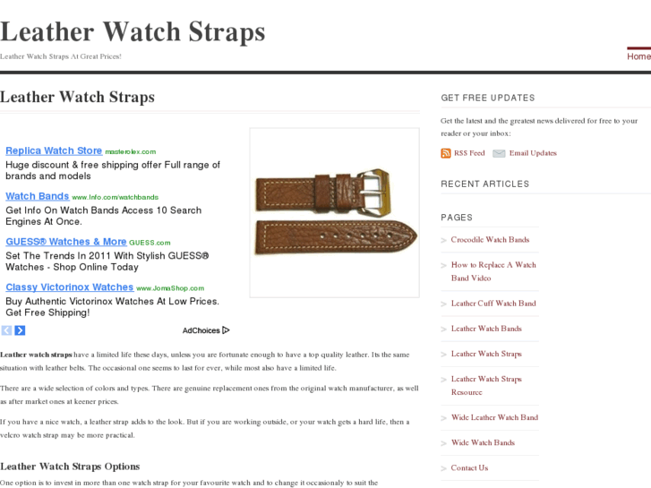 www.leatherwatchstraps.net