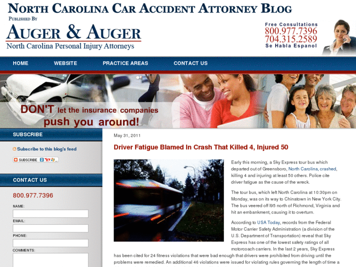 www.northcarolinacaraccidentattorneyblog.com