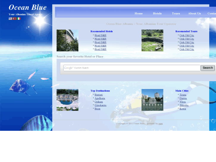 www.oceanbluealbania.com