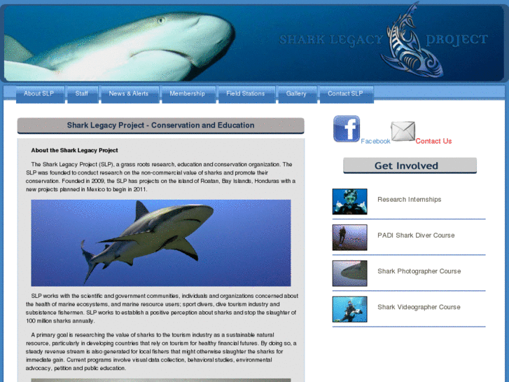 www.sharklegacyproject.com