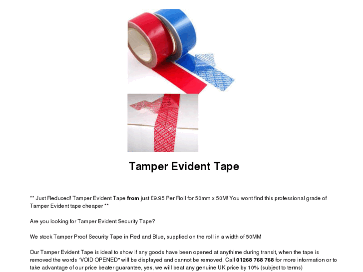 www.tamperevidenttape.co.uk