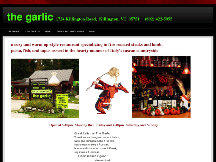 www.thegarlicvermont.com