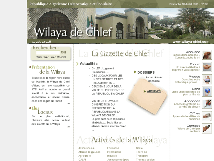 www.wilaya-chlef.com