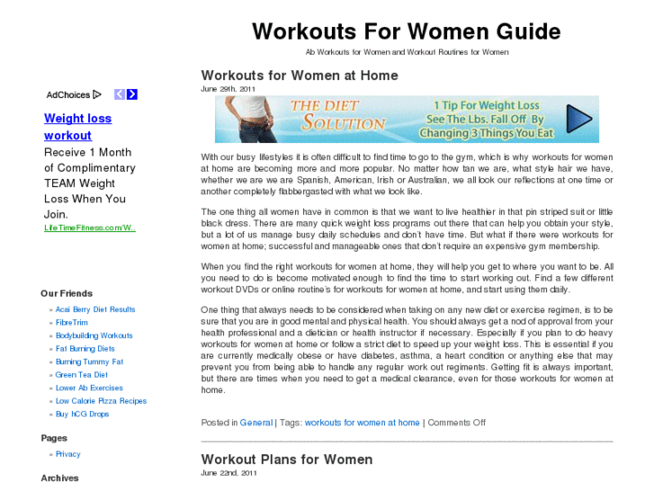 www.workoutsforwomenguide.com