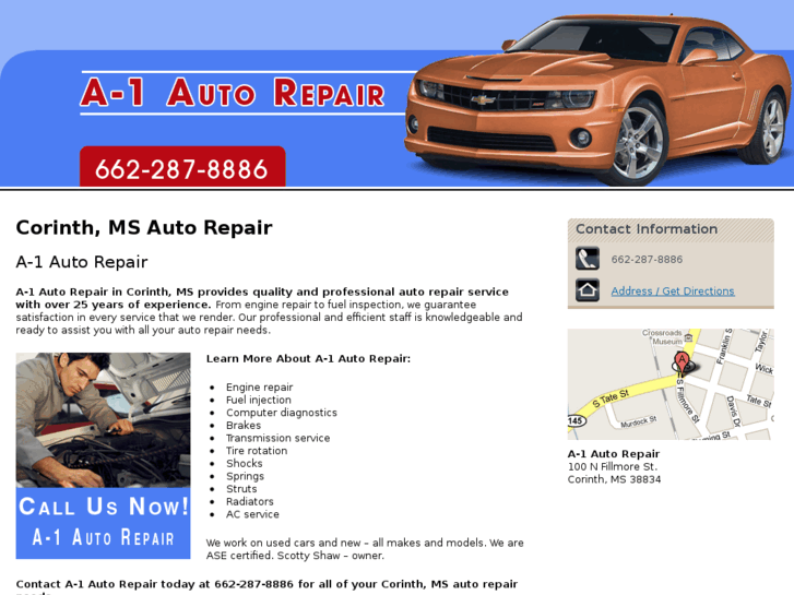 www.a1autorepairandautosales.com