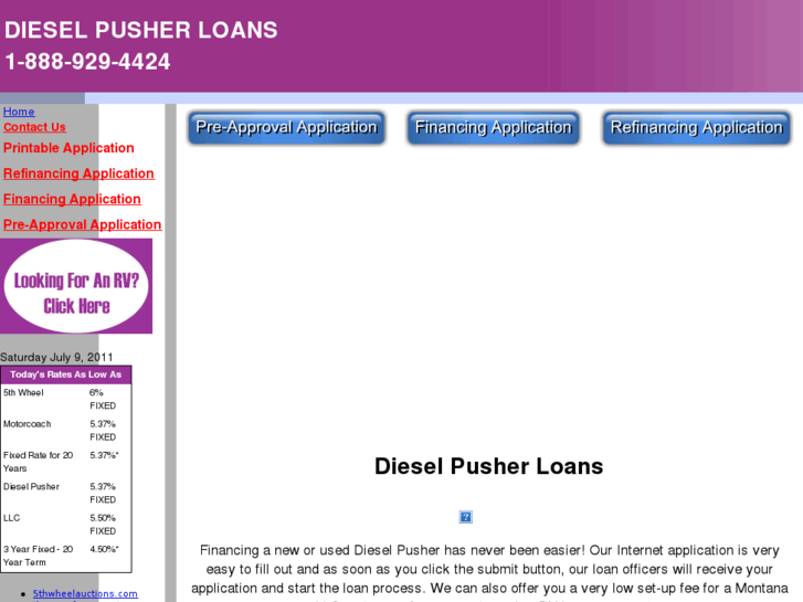 www.diesel-pusher-loans.com