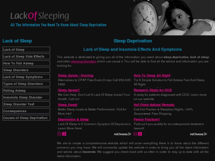 www.lackofsleeping.com