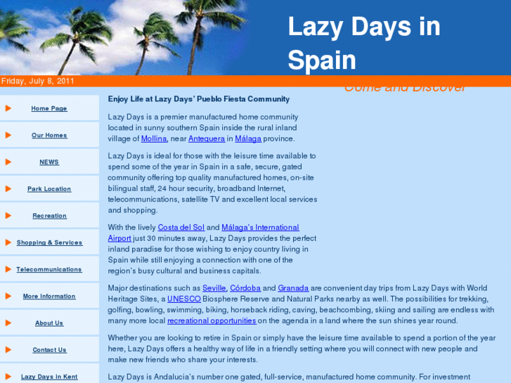 www.lazydaysinspain.com