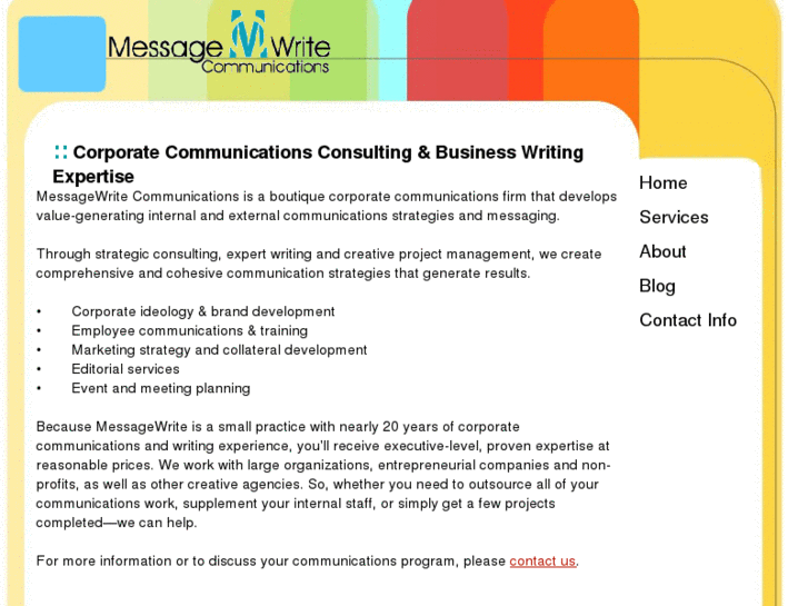 www.messagewritecommunications.com