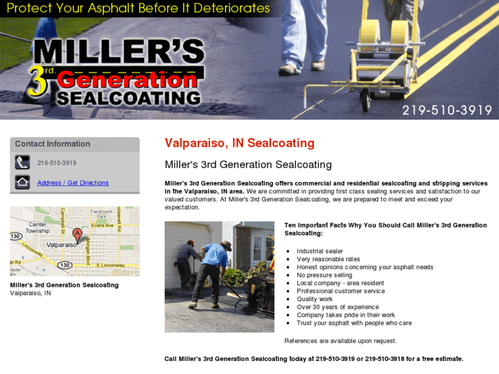 www.millers3rdgenerationsealcoating.com