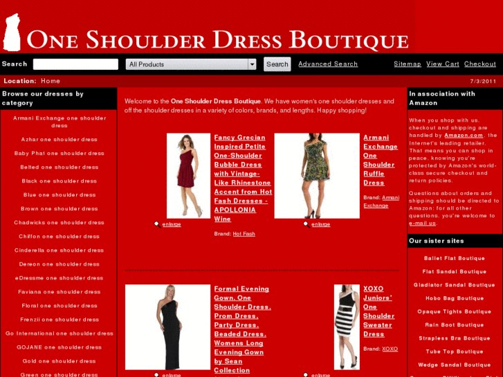 www.oneshoulderdressboutique.com