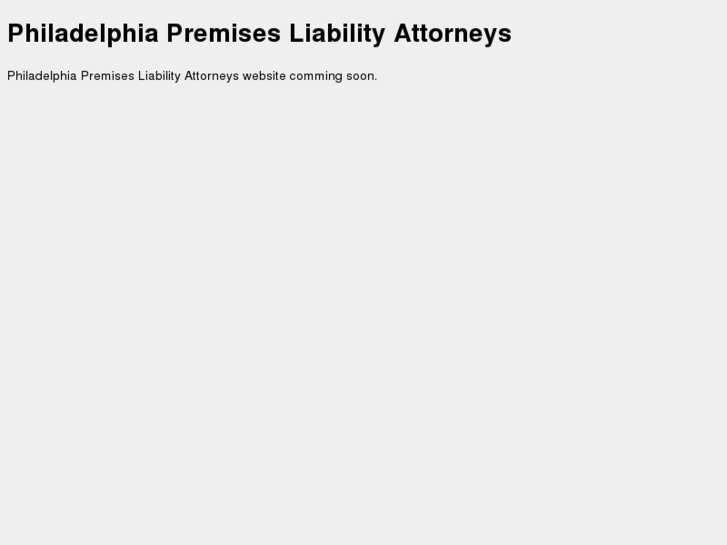 www.philadelphiapremisesliabilityattorneys.com